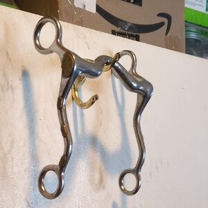 Western Bit With Four And A Half Inch Mouthpiece And Port